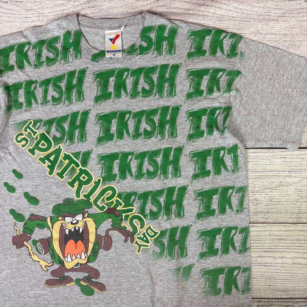 Vintage 1994 Tazmanian Devil Irish St. Patrick's Day T-shirt